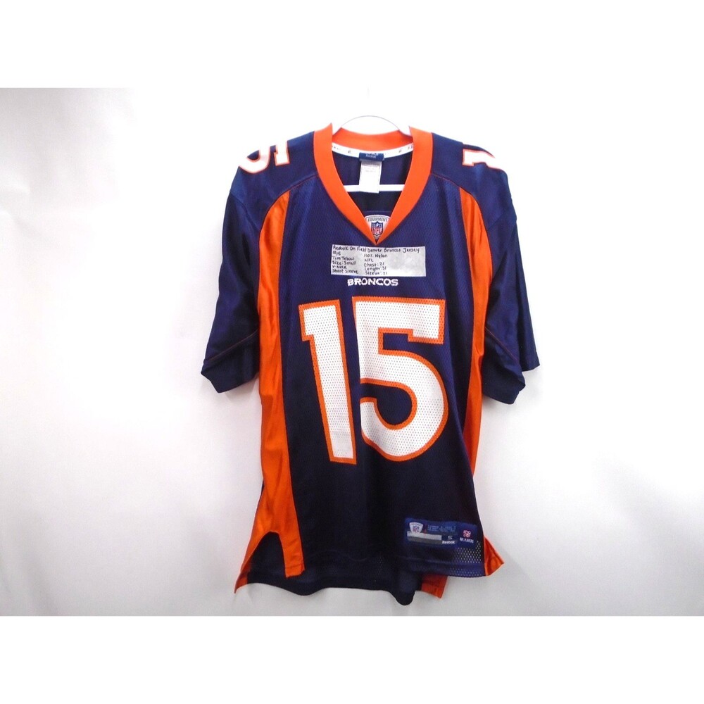 Reebok On field NFL Football Denver Broncos Tim Tebow #15 Jersey Mens Size S